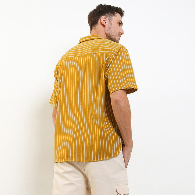 Obermain Pakaian Pria Shirt Salvador In Mustard