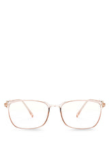 Kacamata Anti Blue Light Demian Eyewear In Brown Clear