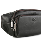 Obermain Bags Pria Waist Bag Alpha Waist Bag In Brown  L