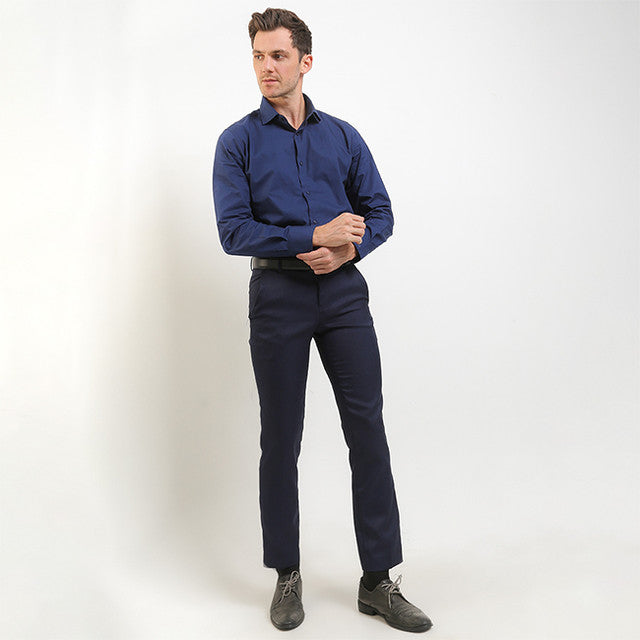 Hush Puppies Pakaian Pria Shirt Padova In Navy