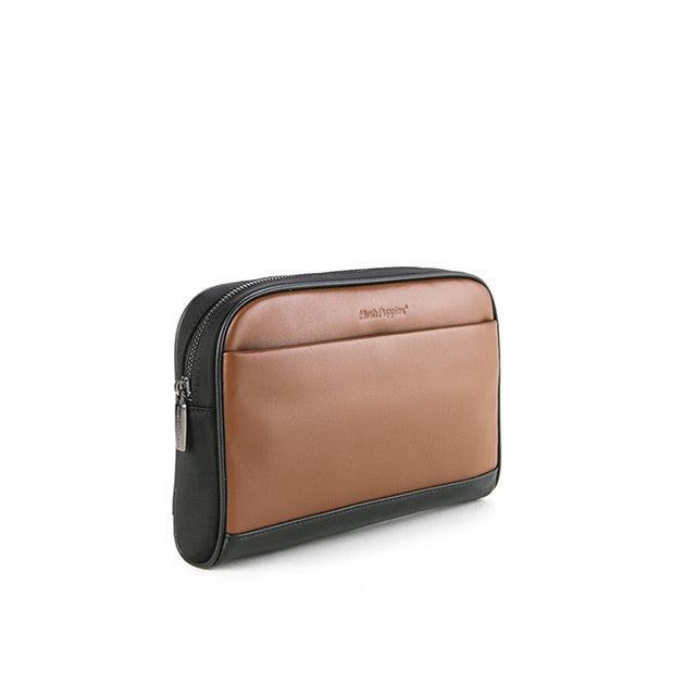 Hush Puppies Tas Pria Keddrick Clutch In Brown