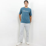 Obermain Pakaian Pria T Shirt Colombus In Teal