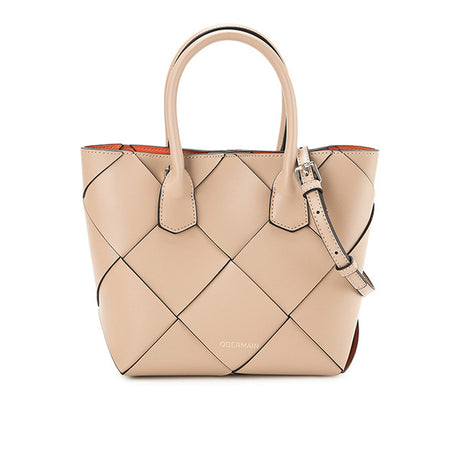 Charlotte Top Handle Bag (M) In Tan