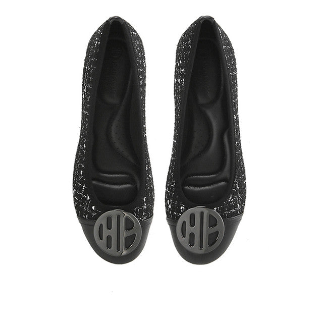 Hush Puppies Sepatu Wanita Flats Samantha Twilly In Black