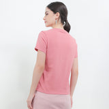 Hush Puppies Pakaian Wanita T Shirt Hh Bastia In Pink