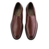 Hush Puppies Sepatu Pria Slip On Banker Slip-On In Dark Brown Leather