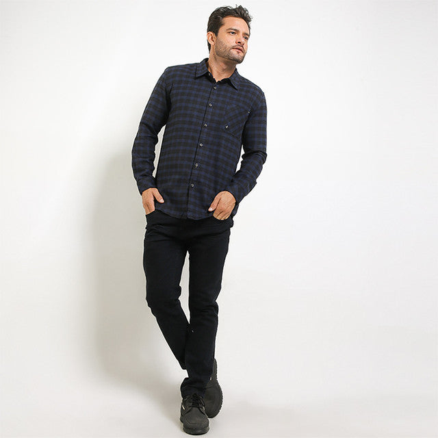 Obermain Pakaian Pria Shirt Conhag In Navy