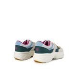 Hush Puppies Sepatu Wanita Sneakers Movement Lace Up In Coastal Teal Leather