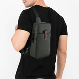 Hush Puppies Tas Pria Mickey Chest Bag In Khaki