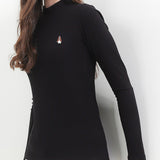 Hush Puppies Pakaian Wanita Long Sleeved Bsc Brunella In Black