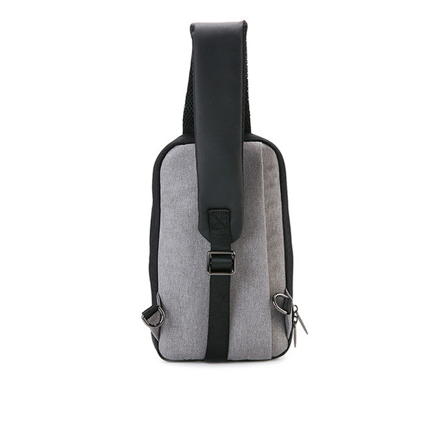 Hush Puppies Tas Pria Melvin Chest Bag In Grey