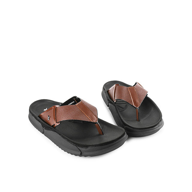 Playboy Sandal Pria Mandalika - Thong In Brown