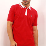 Hush Puppies Pakaian Pria Polo Jelt In Red