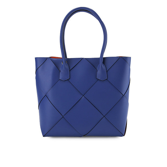 Charlotte Top Handle Bag (L) In Blue