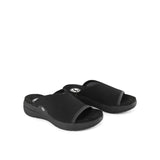 Hush Puppies Sandal Wanita Breathe Knit Slide In Black