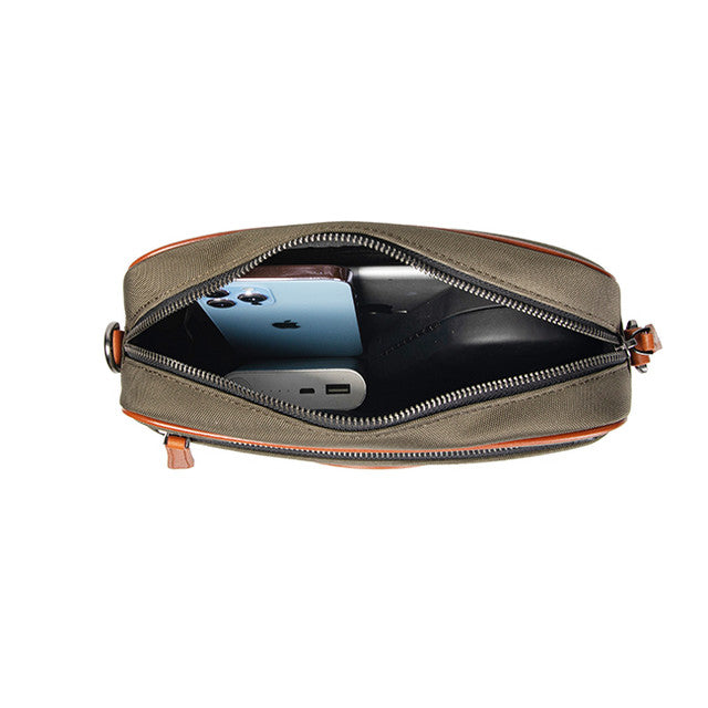Hush Puppies Tas Pria Leon Clutch/Messenger Bag In Khaki