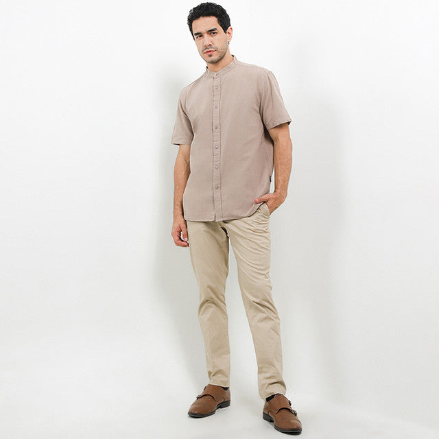 Hush Puppies Pakaian Pria Shirt Toscano In Khaki