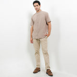 Hush Puppies Pakaian Pria Shirt Toscano In Khaki