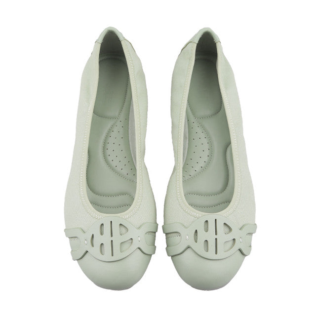 Hush Puppies Sepatu Wanita Flats Samantha Cave In Sage