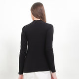 Hush Puppies Pakaian Wanita Long Sleeved Bsc Brunella In Black