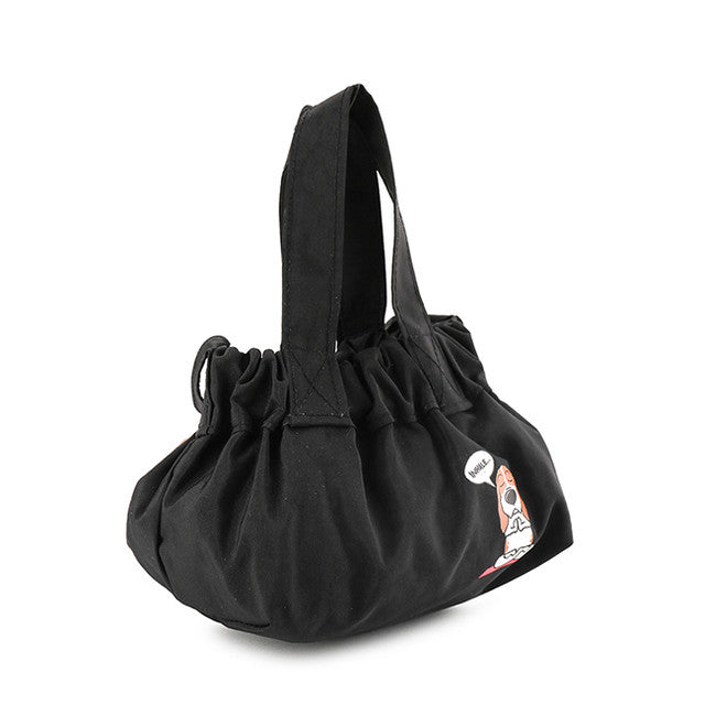 Hush Puppies Tas Sling Unisex Dumpling Bag S 1Tone In Black
