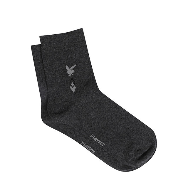 Playboy Aksesoris Kaos Kaki Unisex Long 1 In Black/Navy/Dark Grey