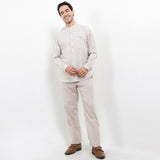 Hush Puppies Pakaian Pria Shirt Cacao In Khaki