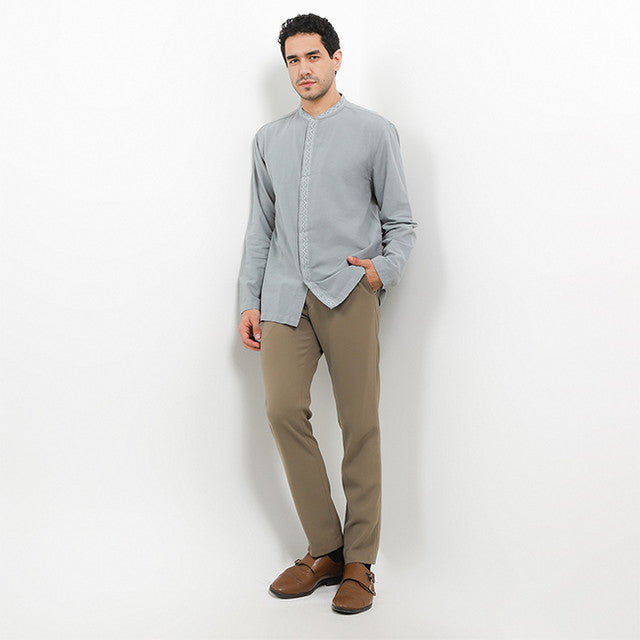 Hush Puppies Pakaian Pria Shirt Nile In Blue