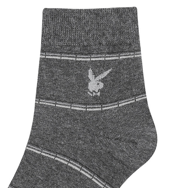 Playboy Aksesoris Unisex Socks Short 3 In Black / Navy / Dark Grey