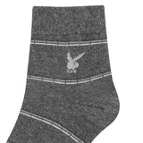 Playboy Aksesoris Unisex Socks Short 3 In Black / Navy / Dark Grey