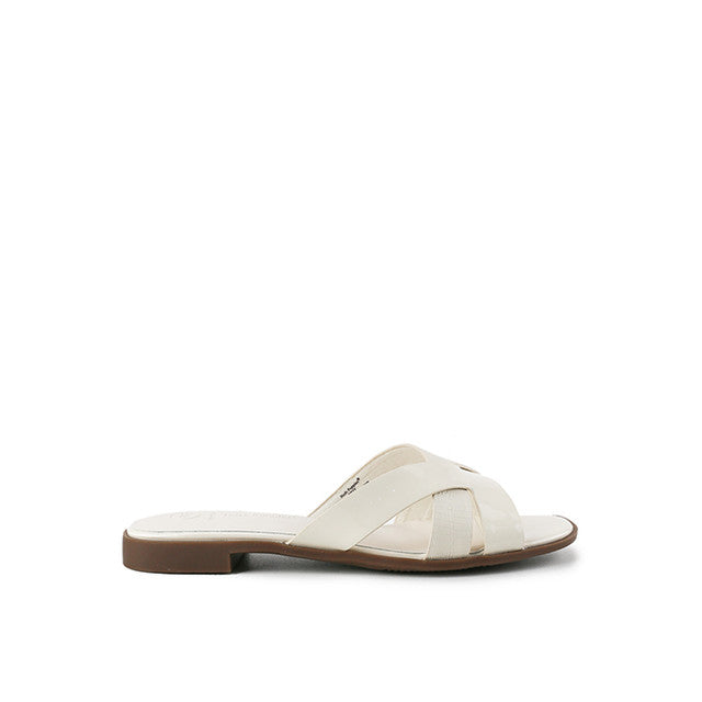 Hush Puppies Sandal Wanita Slide Kitty In Off White