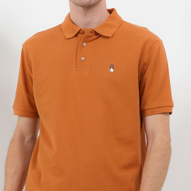 Hush Puppies Pakaian Pria Polo Bsc Tangelo In Mustard