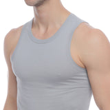 Hush Puppies Pakaian Tank Top Pria  Classic Tank In Grey