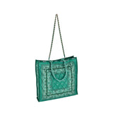 LeSportsac Tas Wanita Tote bag Lg Chain Quilt Tote In Bandana Green