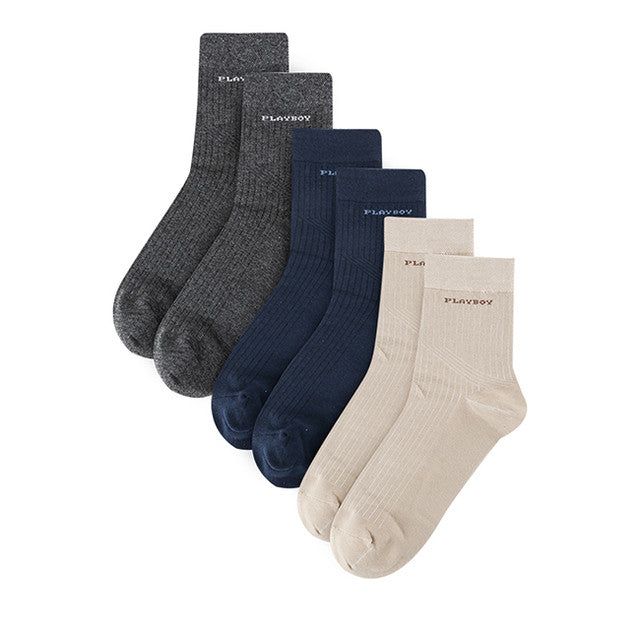 Long 1 In Navy / Dark Grey / Beige