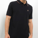 Hush Puppies Pakaian Pria Polo Cord 3 In Black