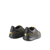 Hush Puppies Sepatu Pria Sneakers Rush Sneaker In Dark Olive Leather