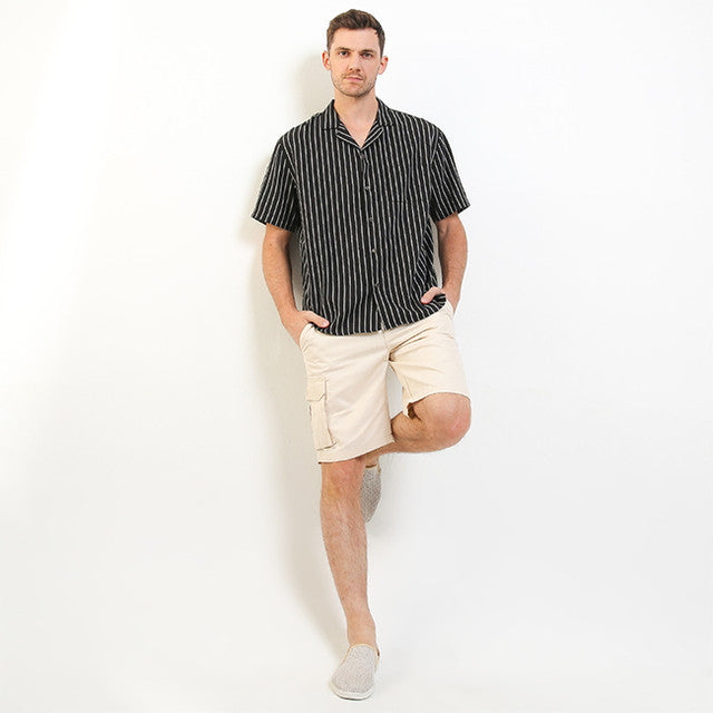 Obermain Pakaian Pria Shirt Salvador In Black