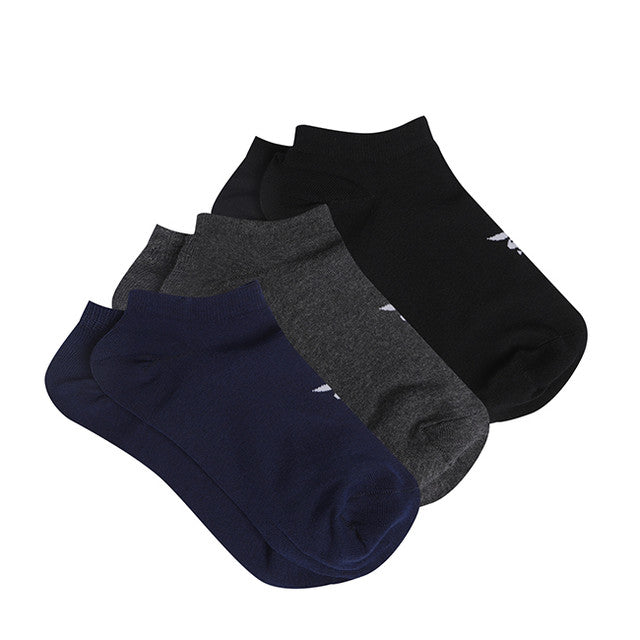 Playboy Aksesoris Kaos Kaki Unisex Short 1 In Black/Navy/Dark Grey