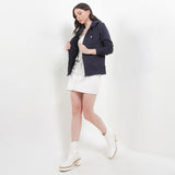 Hush Puppies Pakaian Wanita Jackets Kaina In Navy