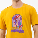 Hush Puppies Pakaian Pria T Shirt Gammal In Mustard