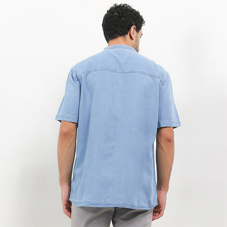 Obermain Pakaian Pria Shirt Baldwin In Light Blue