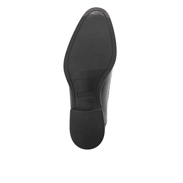 Playboy Sepatu Pria Lace Up Sannzera Laces In Black