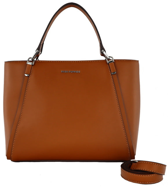 Hush Puppies Tas Tote Wanita Aza Tote (L) In Cognac