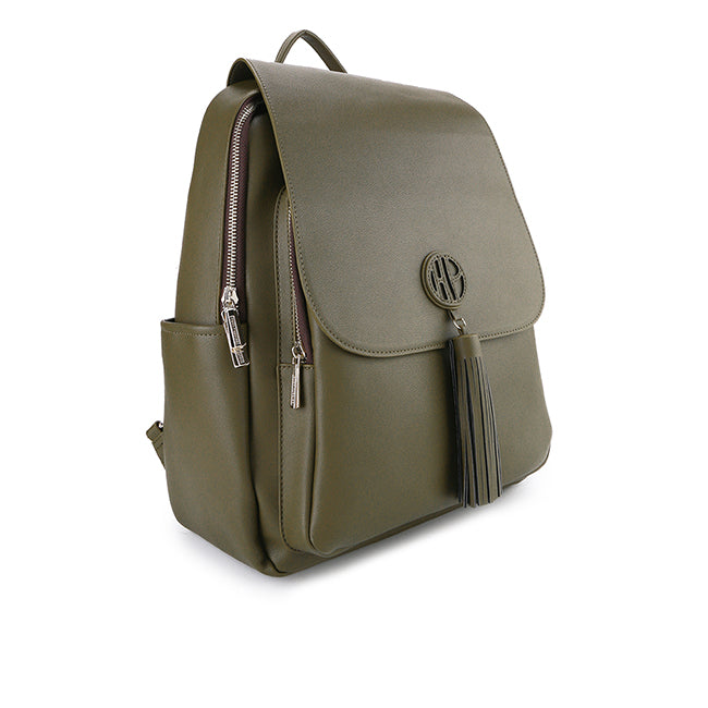 Hush Puppies Tas Backpack Wanita Bernette Backpack (L) In Olive