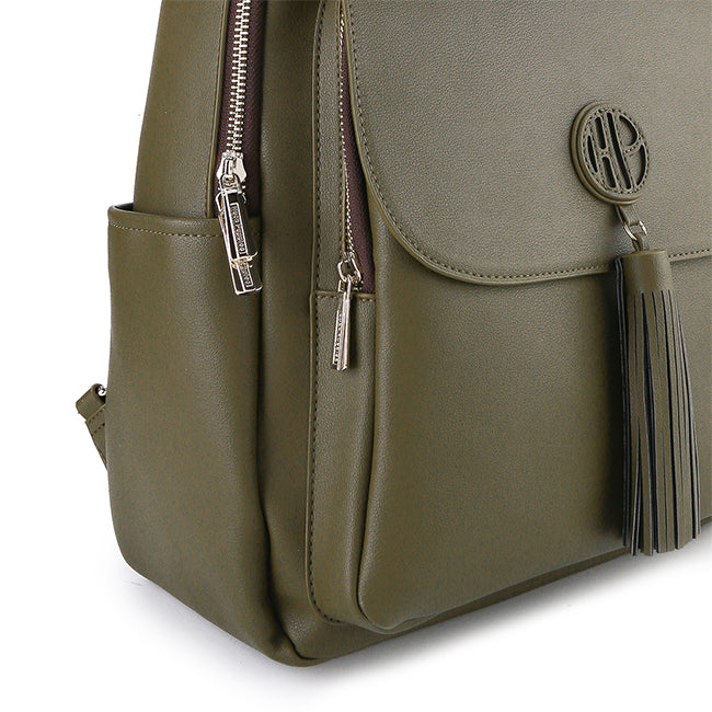 Hush Puppies Tas Backpack Wanita Bernette Backpack (L) In Olive