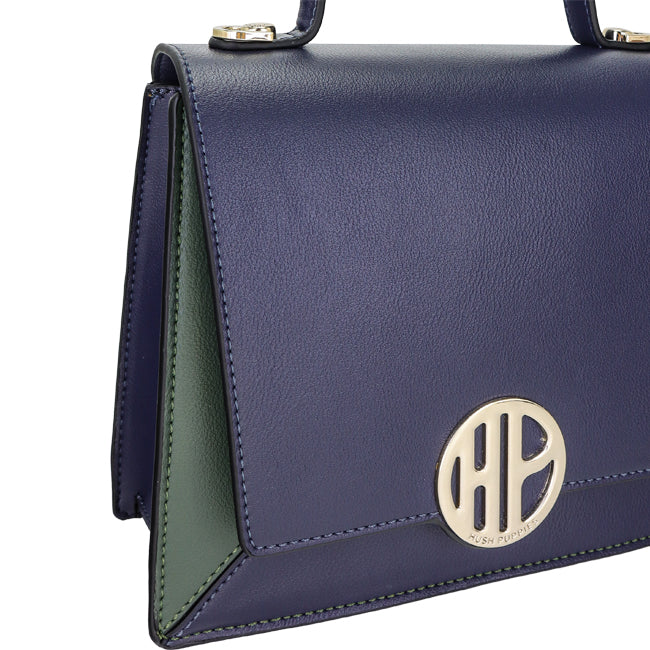 Hush Puppies Tas Wanita Hand Bag Zaila Top Handle M In Navy