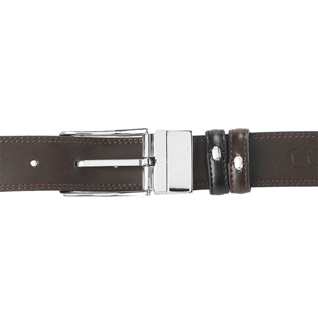 Bille Pin Clip Reversible In Black / Brown