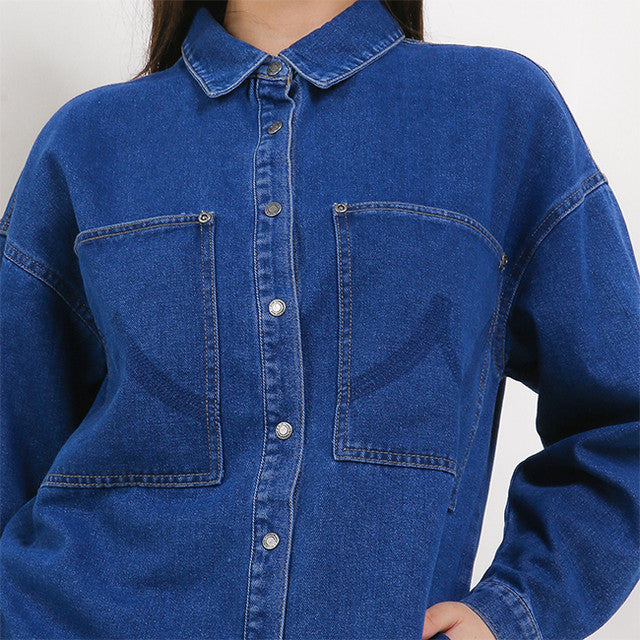 Hush Puppies Pakaian Wanita Dress Lennon In Dark Blue