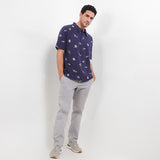 Obermain Pakaian Pria Polo Anchor In Navy
